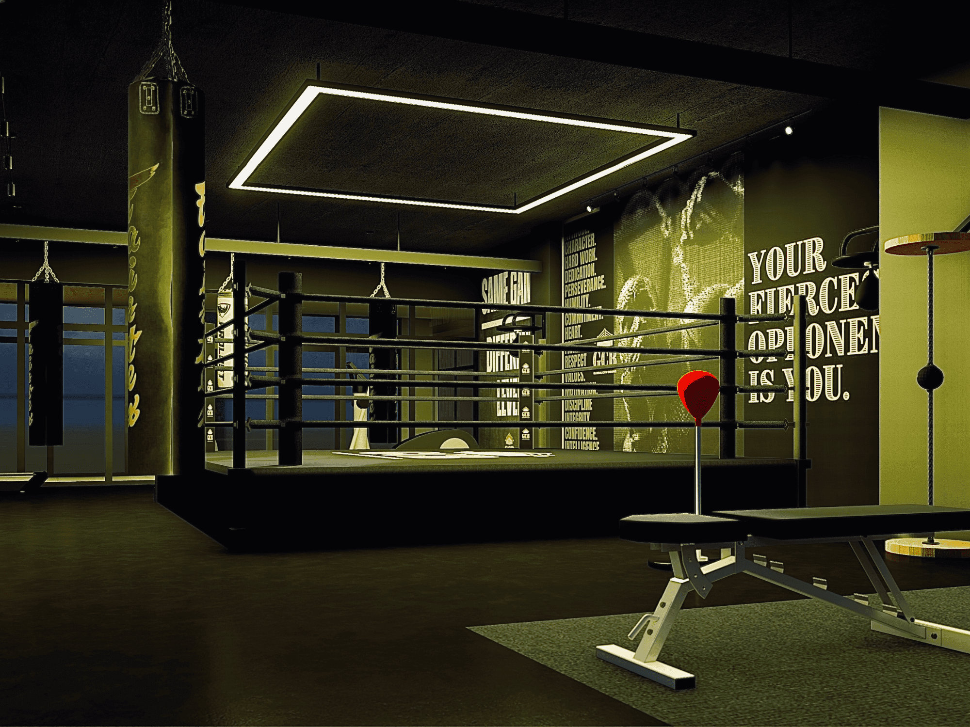 Exterior or interior of Global City Boxing (GCB)