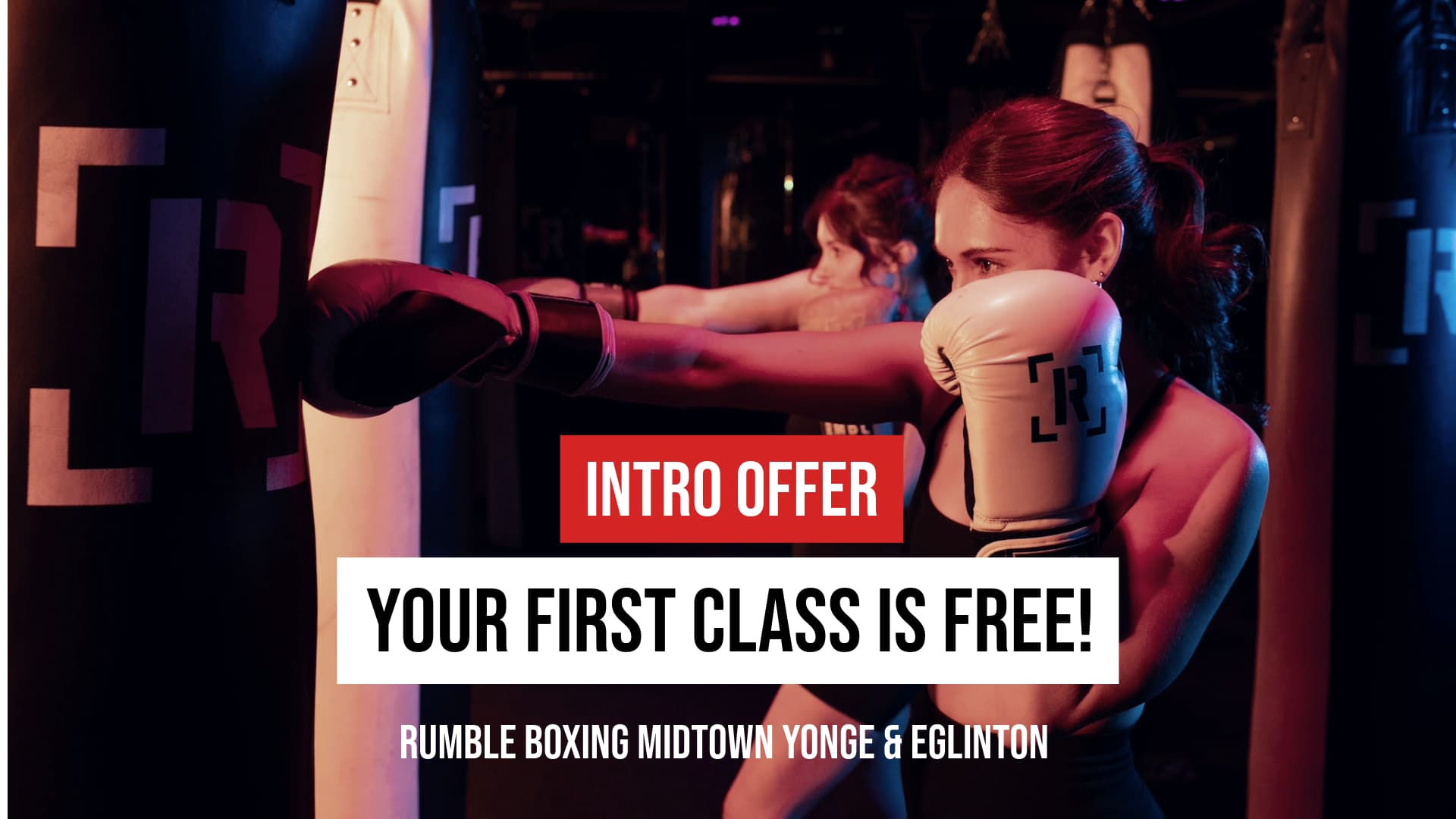 Exterior or interior of Rumble Boxing Studio Midtown