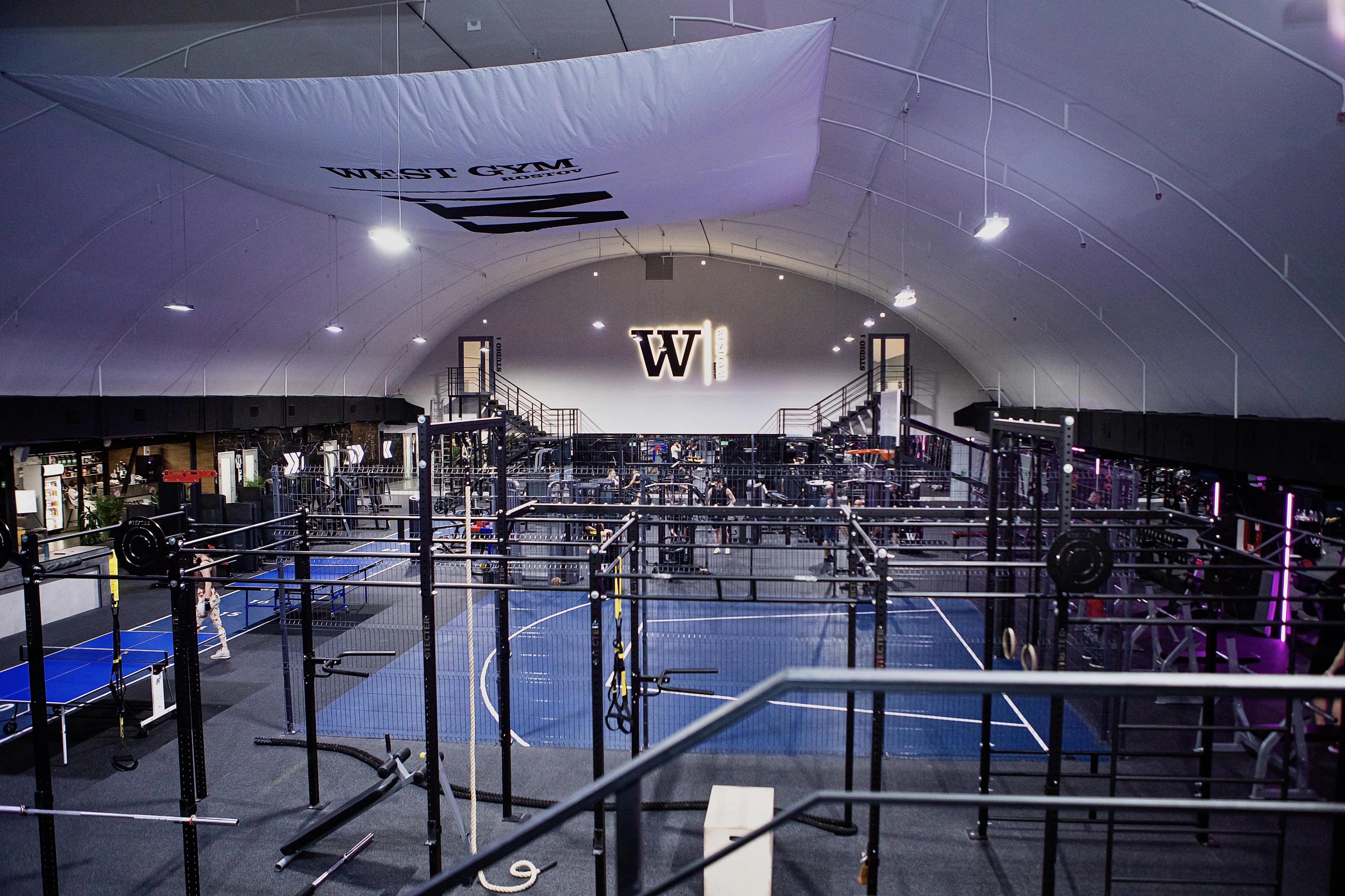 Exterior or interior of West Gym