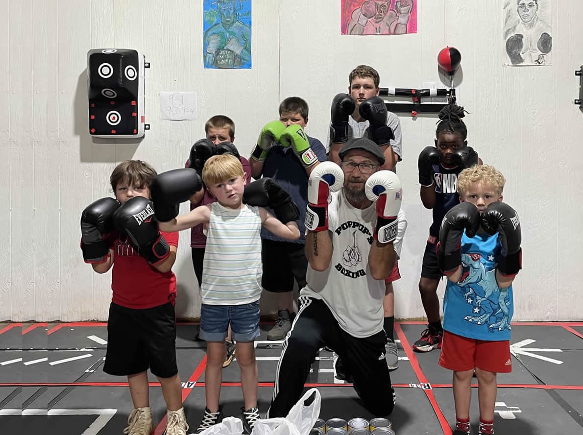 Exterior or interior of Poppop's Boxing Gym