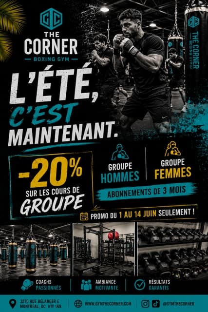 Exterior or interior of Gym de Boxe The Corner