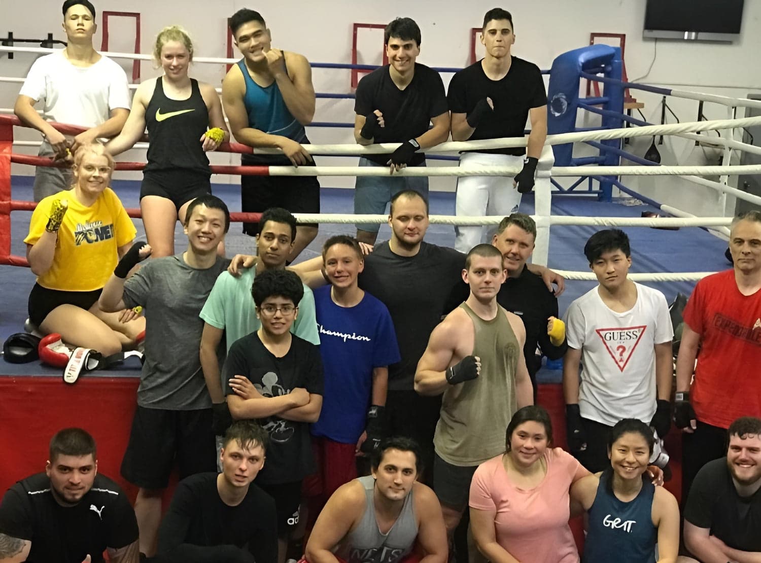 Exterior or interior of Northwest Fighting Academy. The Redmond Boxing Academy