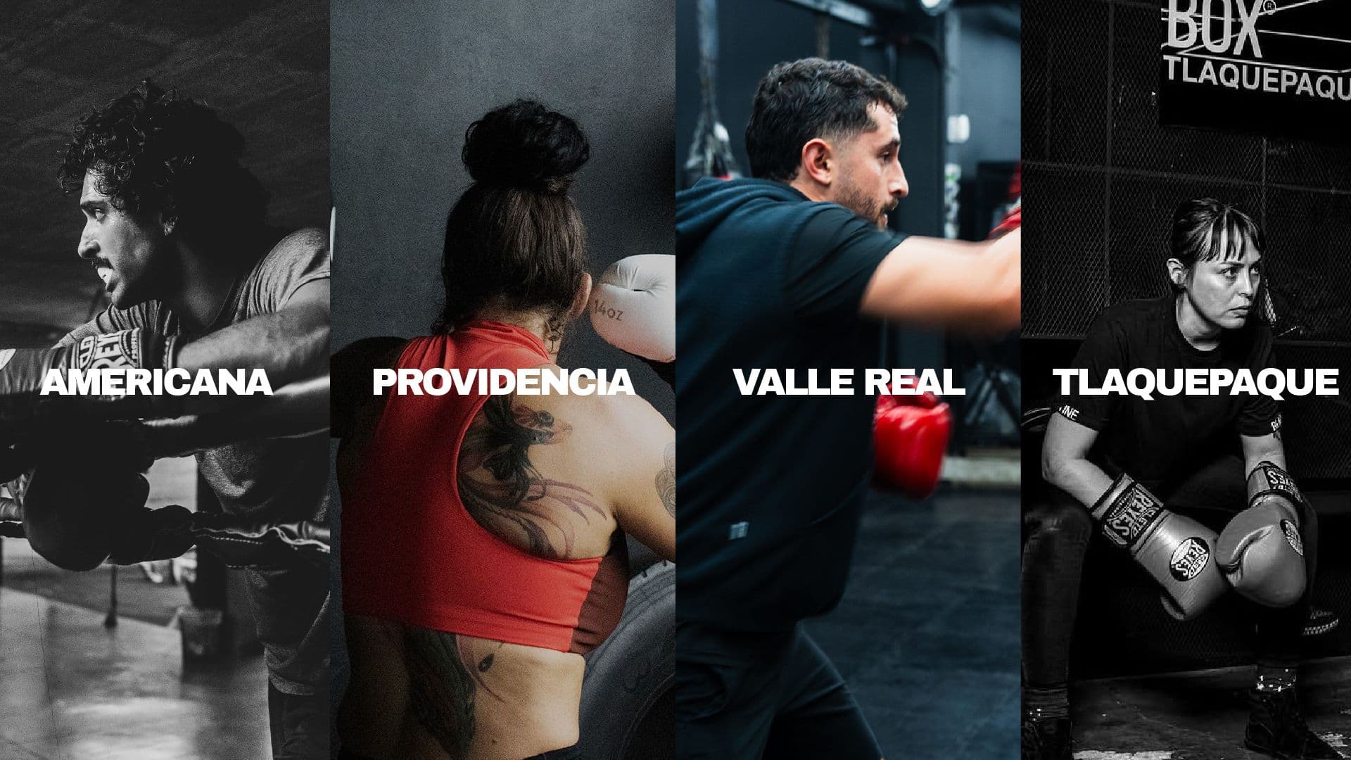 Exterior or interior of Black Box Gym