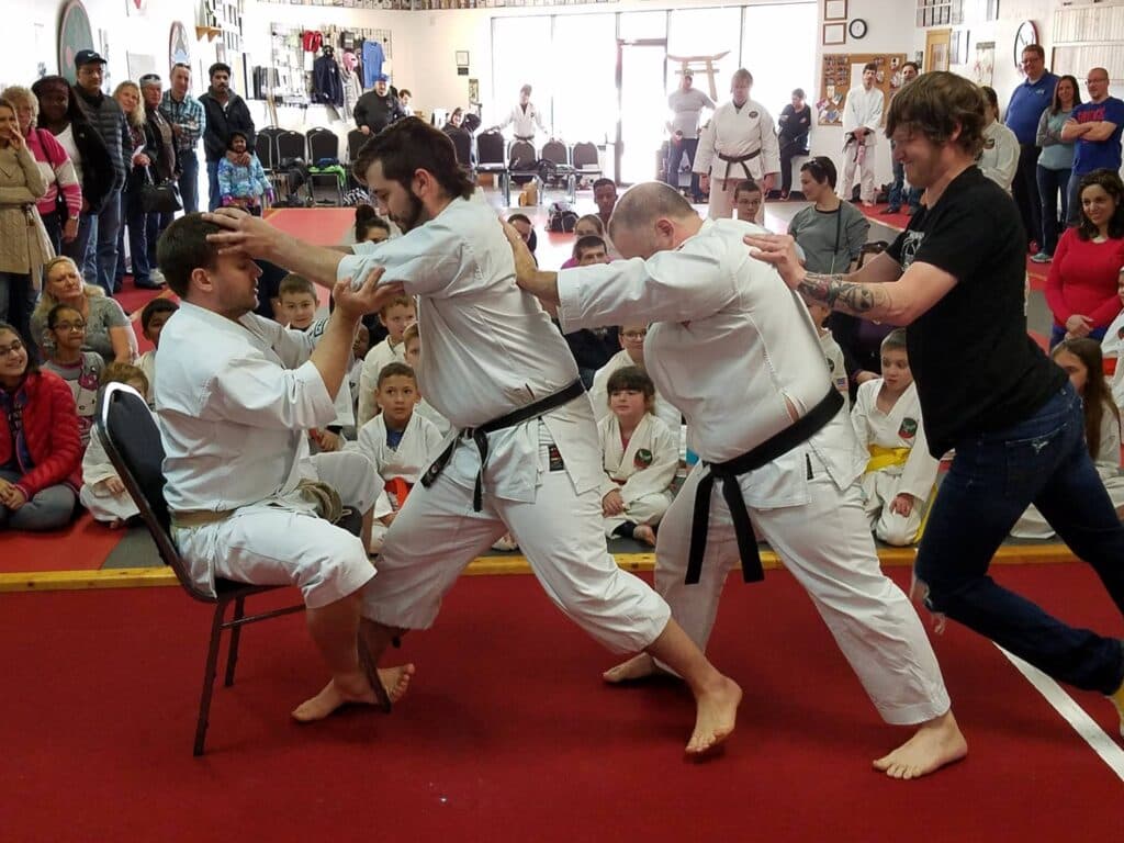 Exterior or interior of All American Aerobic Kickboxing