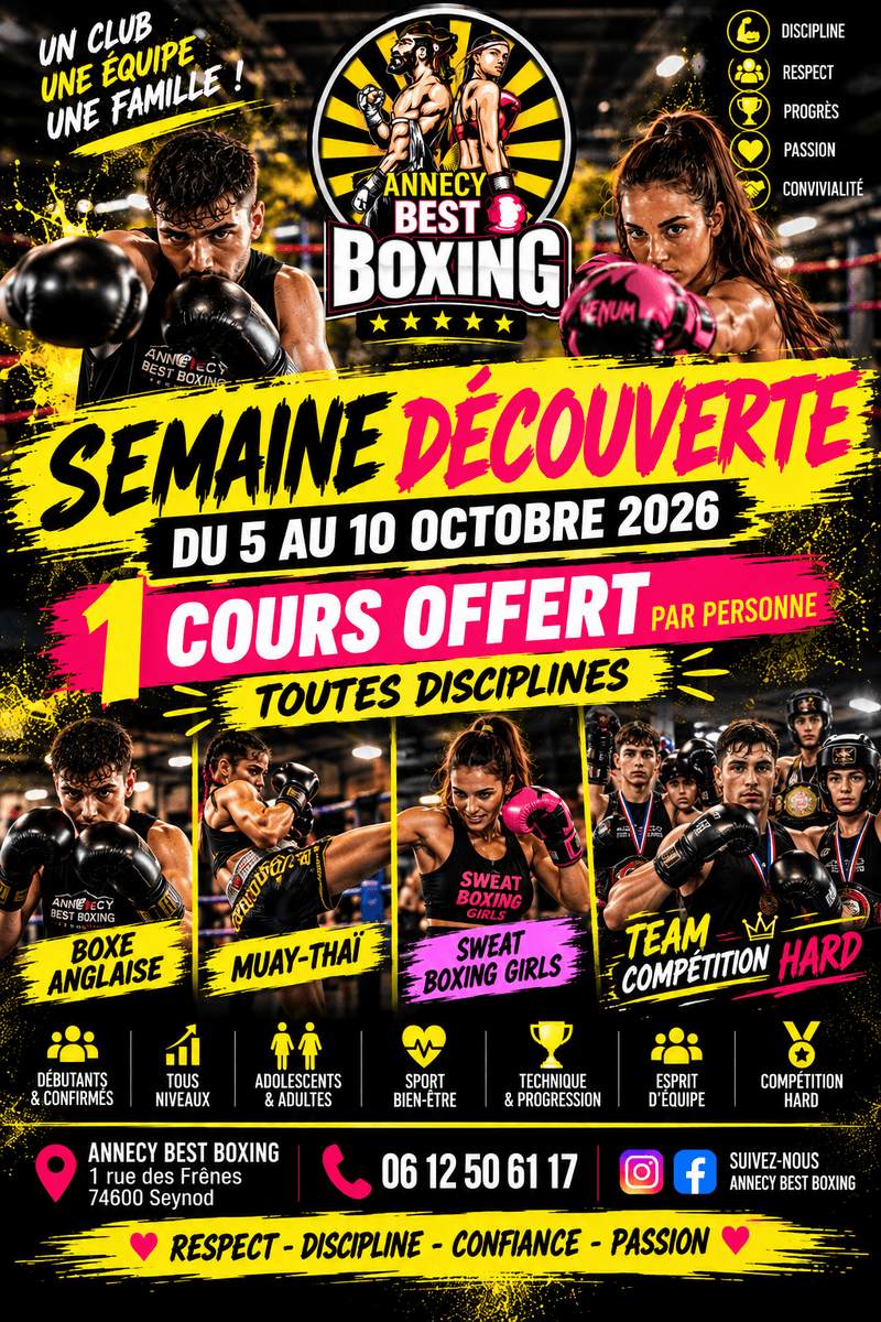 Exterior or interior of Annecy Best Boxing