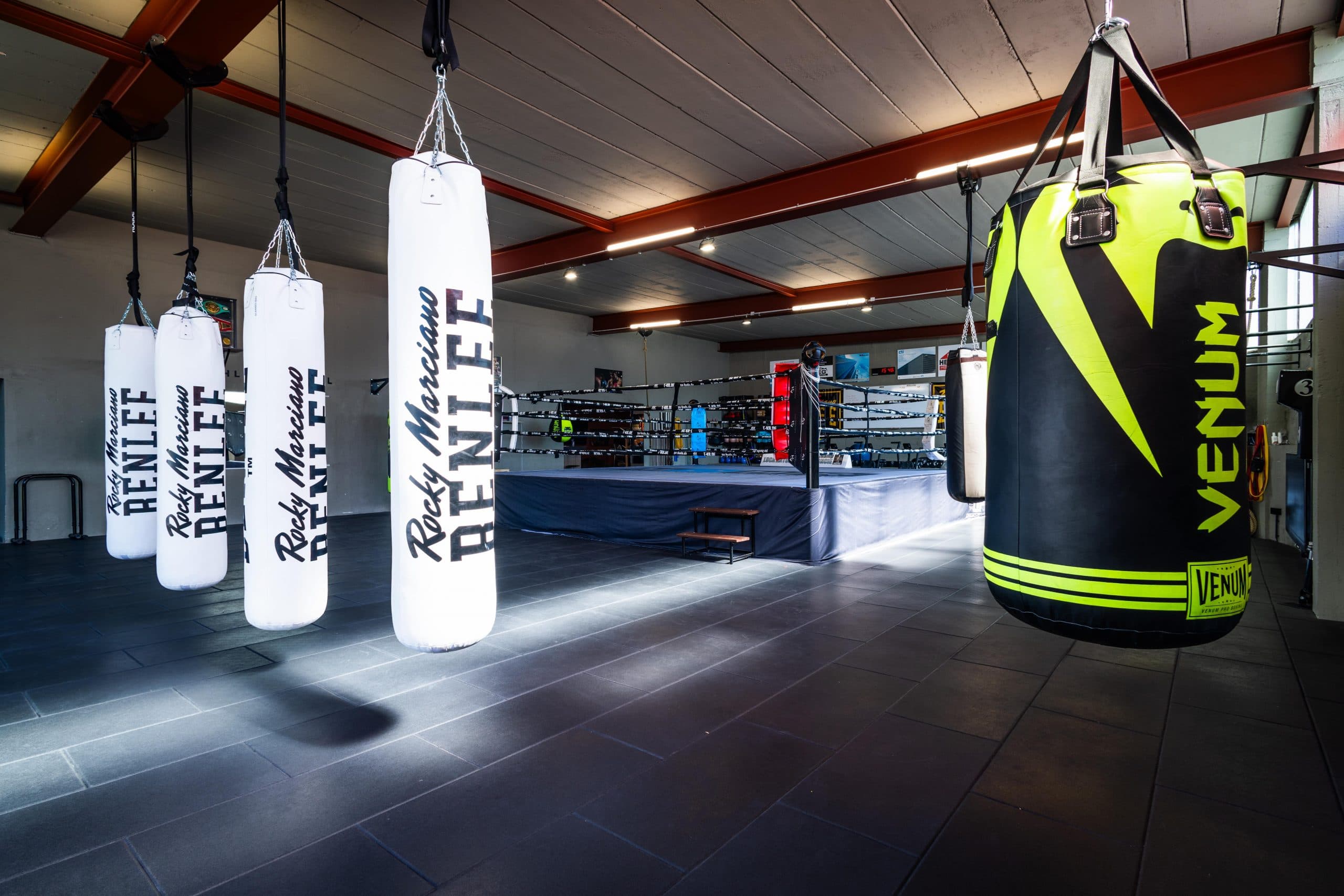 Exterior or interior of Athletics Hall Boxing