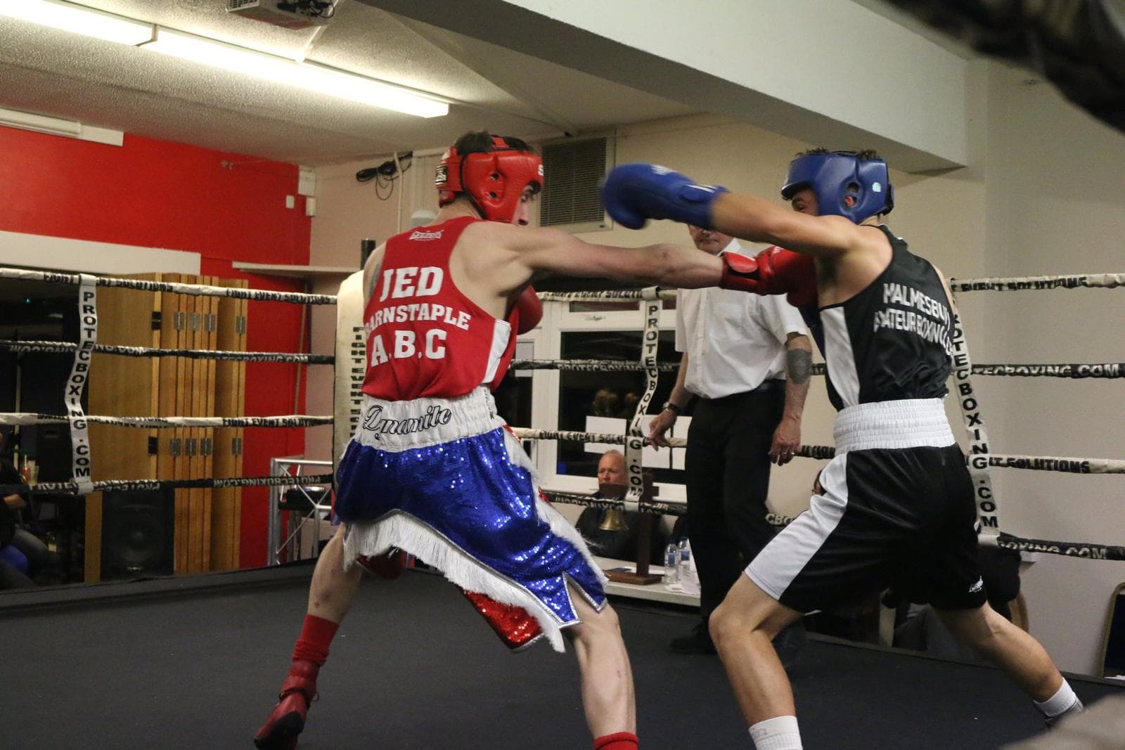 Exterior or interior of Barnstaple amateur boxing club