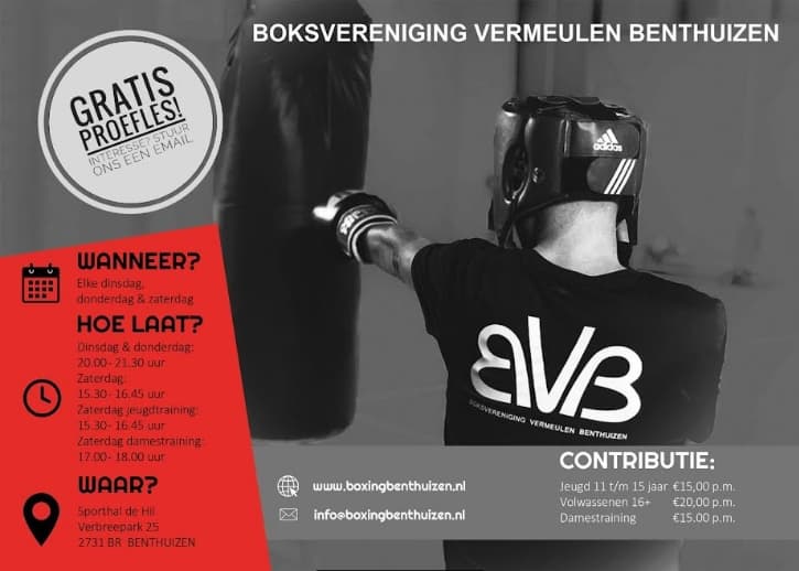 Exterior or interior of Boksvereniging Vermeulen Benthuizen