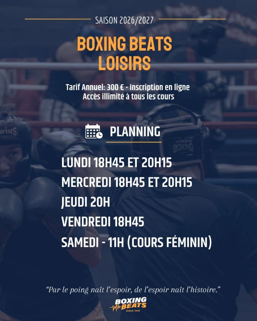 Exterior or interior of Boxing Beats Aubervilliers