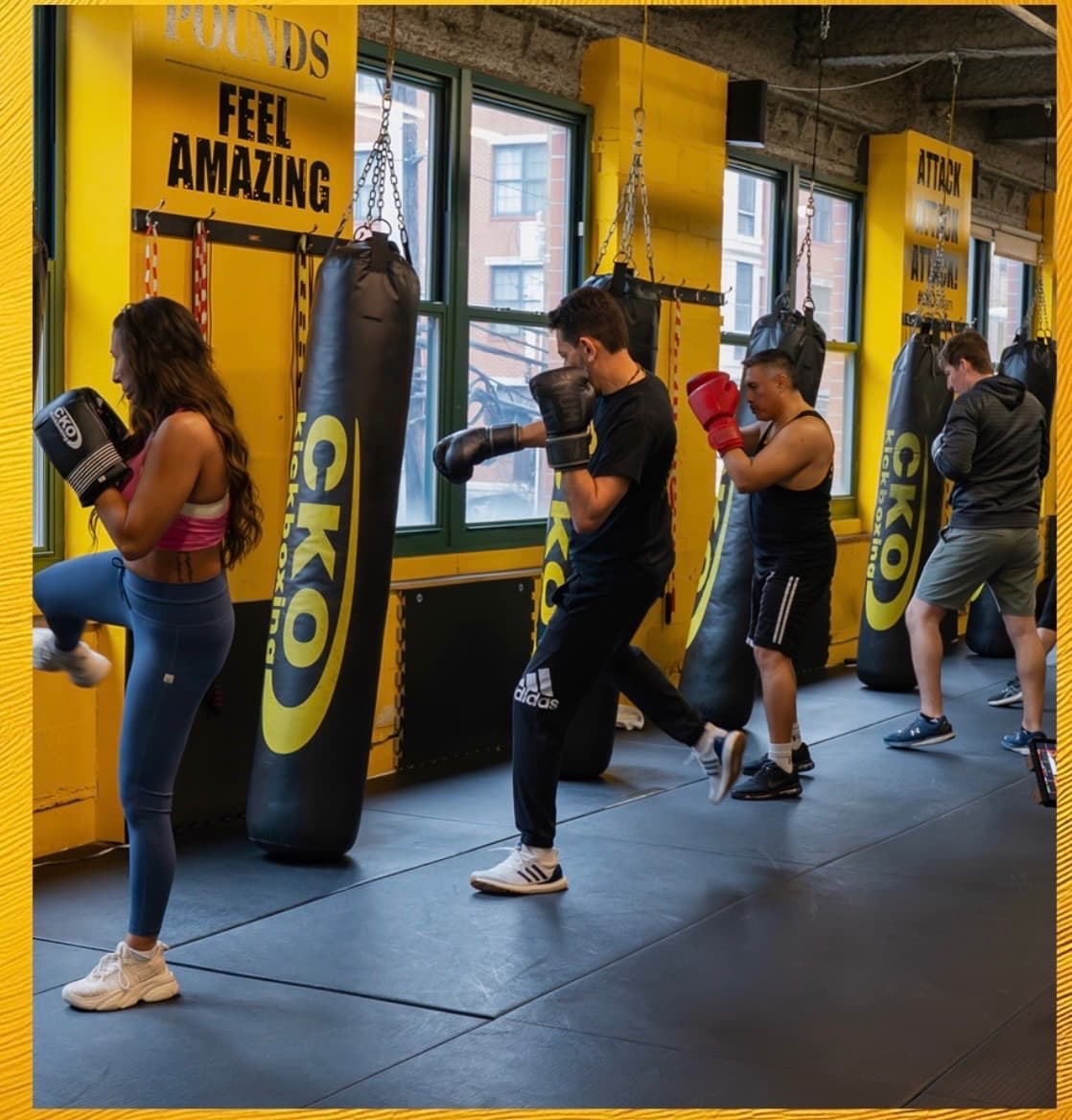 Exterior or interior of CKO Kickboxing Emerson
