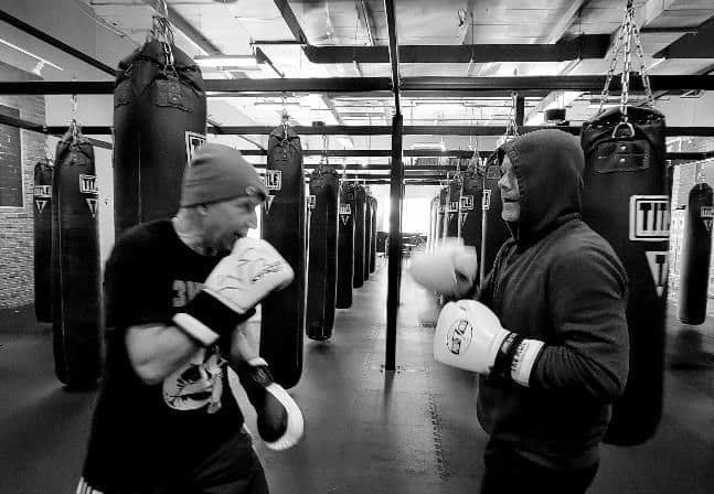 Exterior or interior of EQBC Arena Boxing