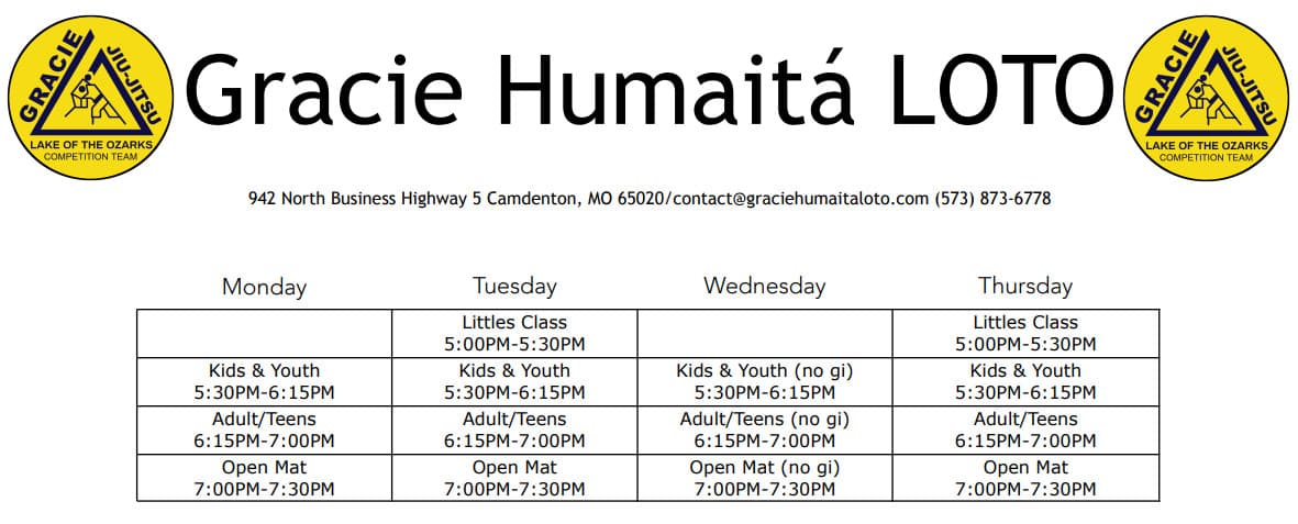 Exterior or interior of Gracie Humaita LOTO