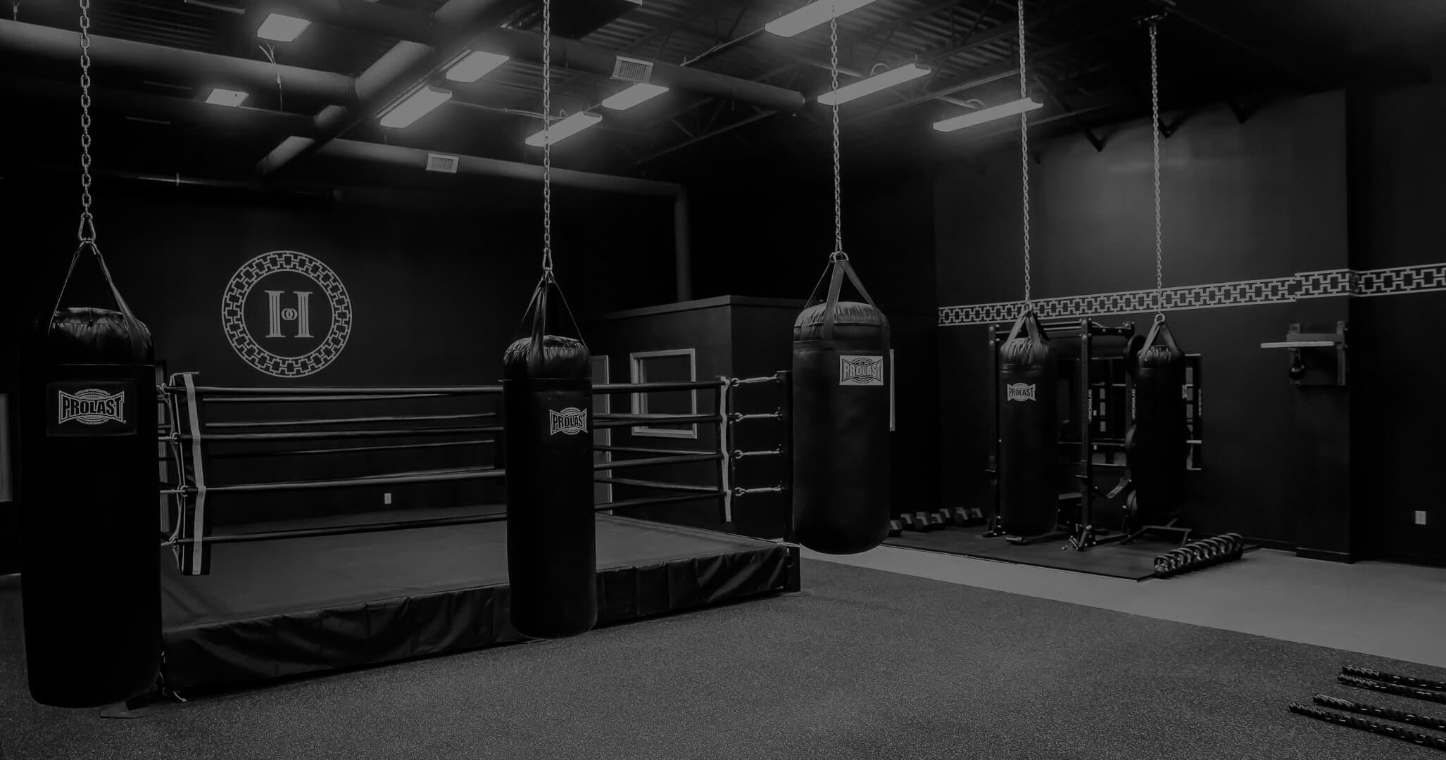 Exterior or interior of Hooked Boxing and Fitness