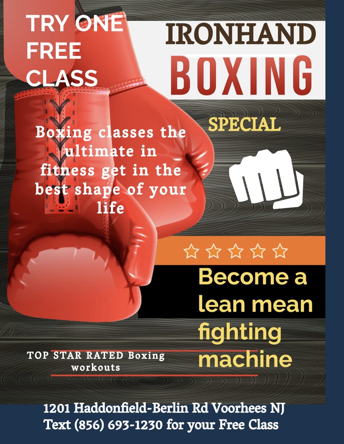 Exterior or interior of Ironhand BOXING and Fitness