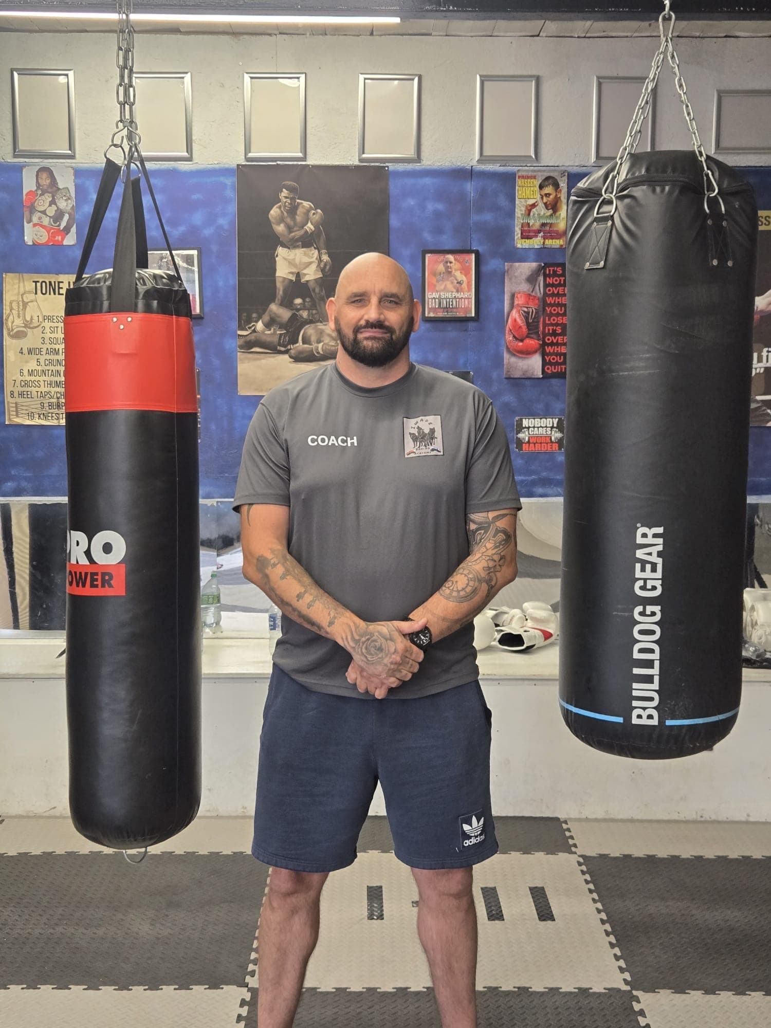 Exterior or interior of Iwade Boxing Academy