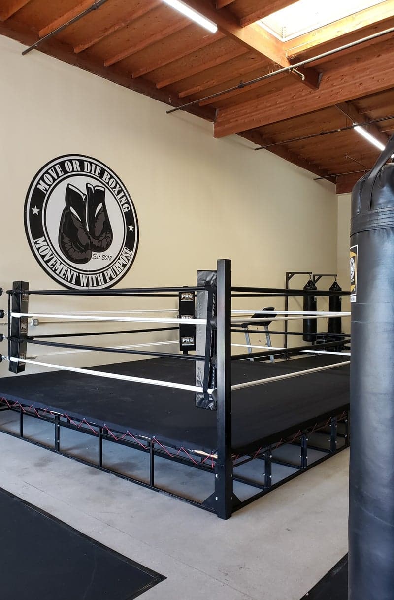 Exterior or interior of Move or Die Boxing
