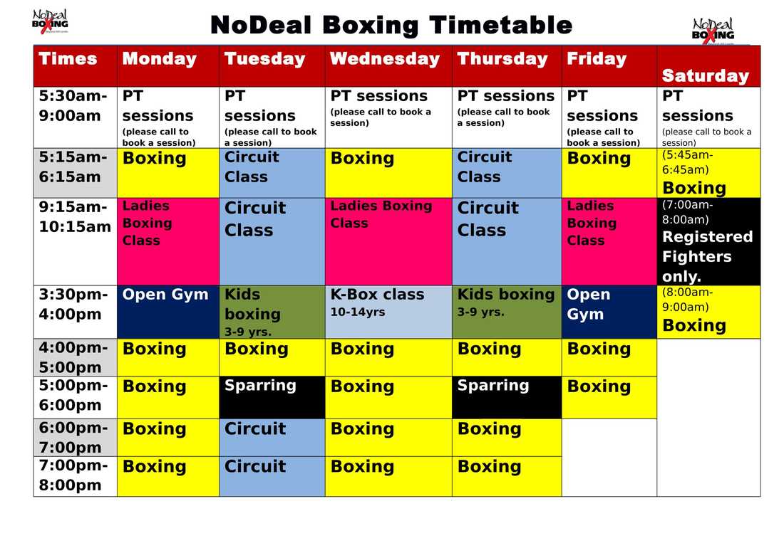 Exterior or interior of No deal boxing