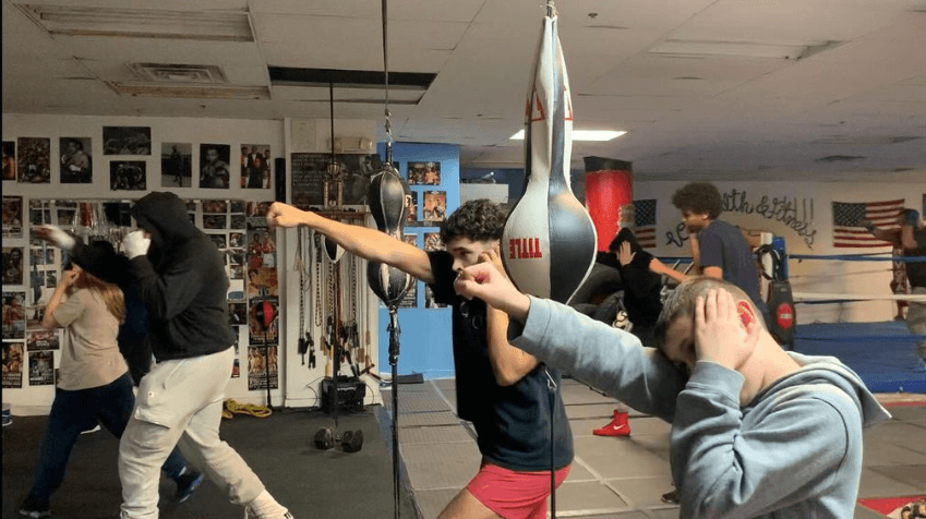 Exterior or interior of One Punch Boxing Club