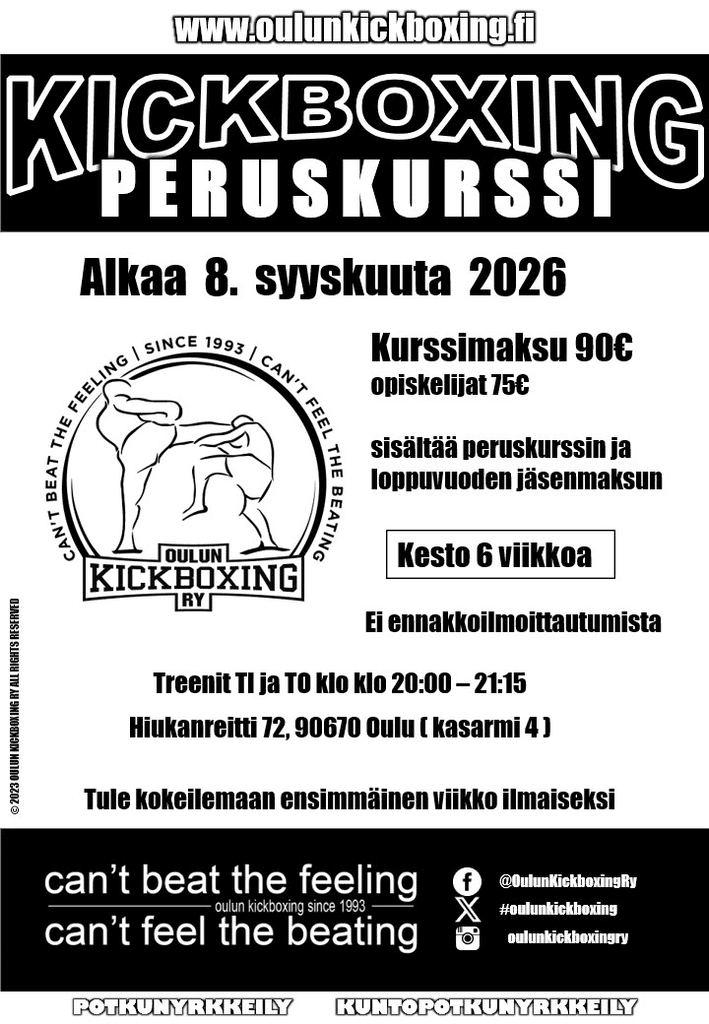 Exterior or interior of Oulun Kickboxing Ry