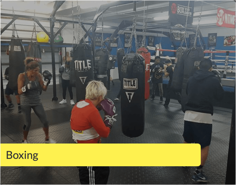 Exterior or interior of Palm Beach Boxing