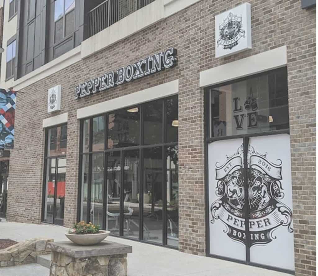 Exterior or interior of Pepper Boxing Midtown