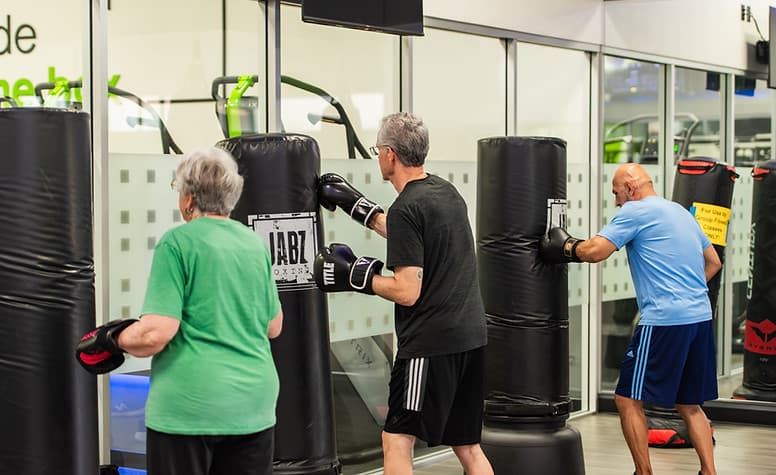 Exterior or interior of Rock Steady Boxing Gilbert