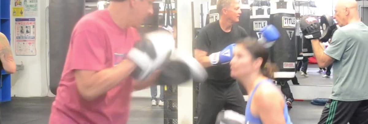 Exterior or interior of Rock Steady Boxing Peninsula