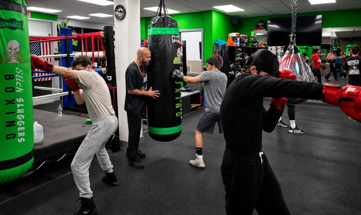 Exterior or interior of Slick Sluggers Boxing