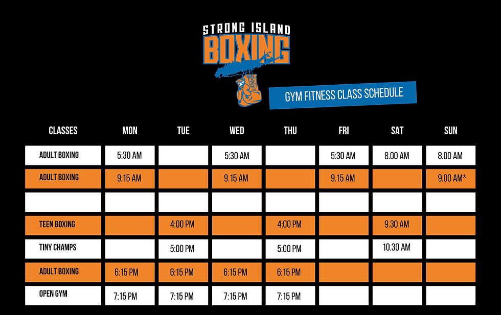 Exterior or interior of Strong Island Boxing & Fitness Gym