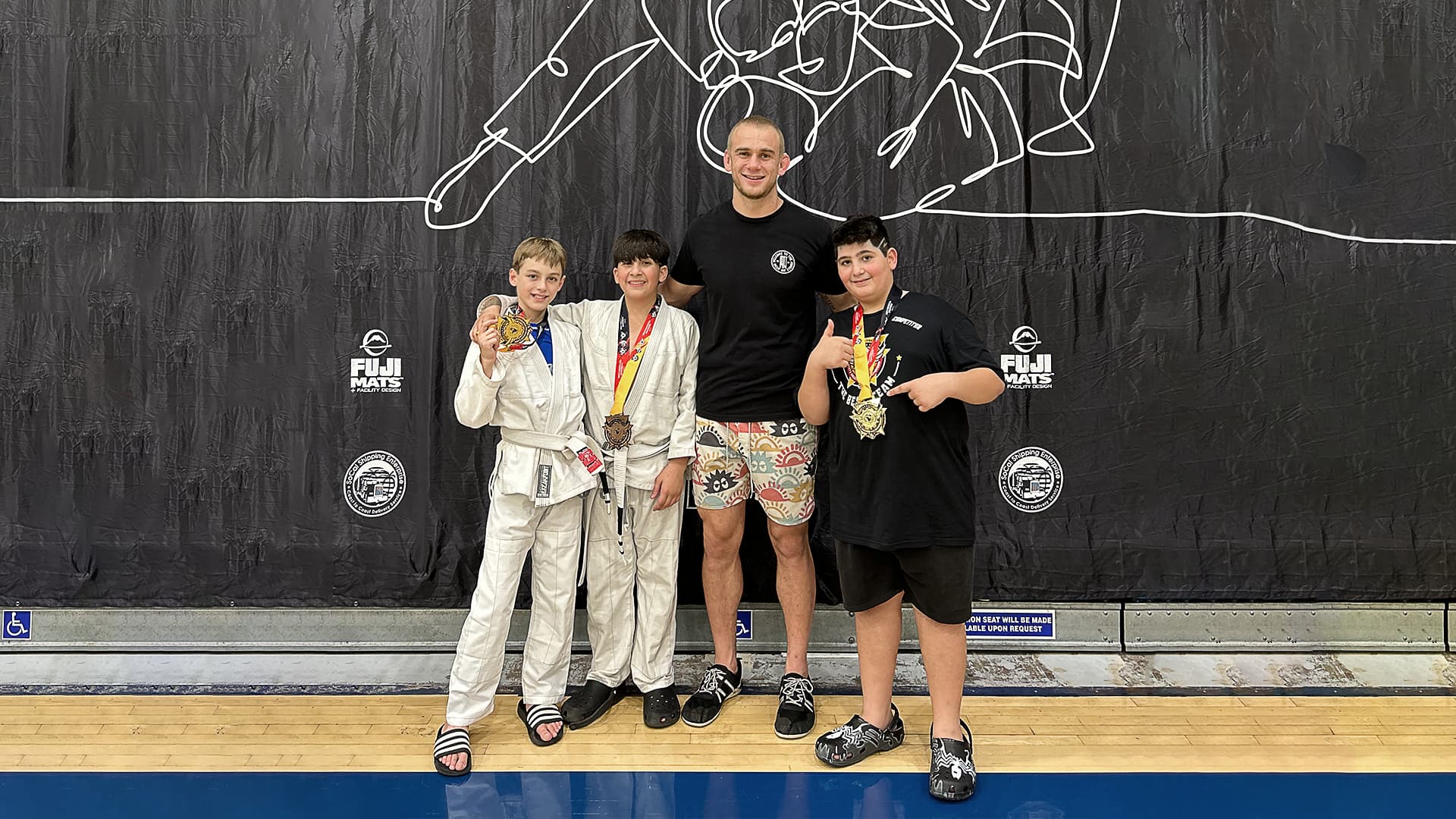 Exterior or interior of Welcome to the Jungle Jiu Jitsu Boxing Orange