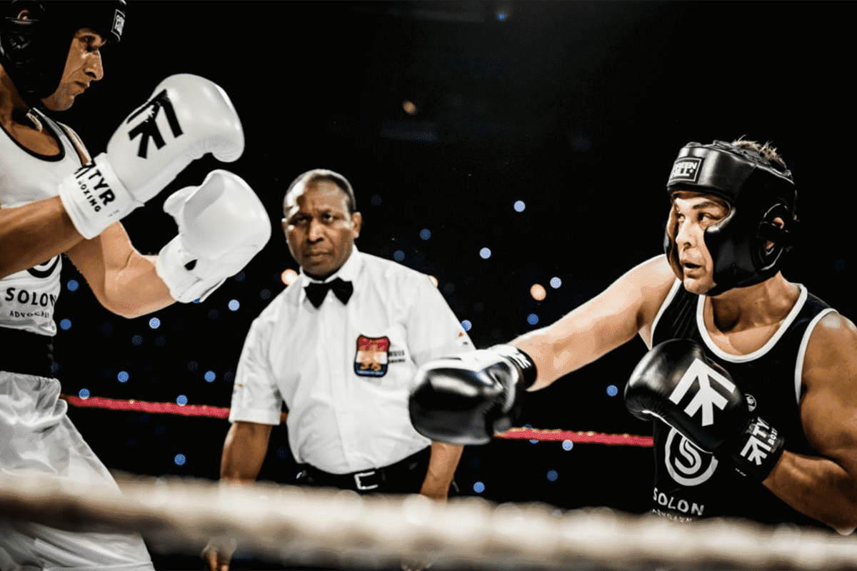 Exterior or interior of White Collar Boxing