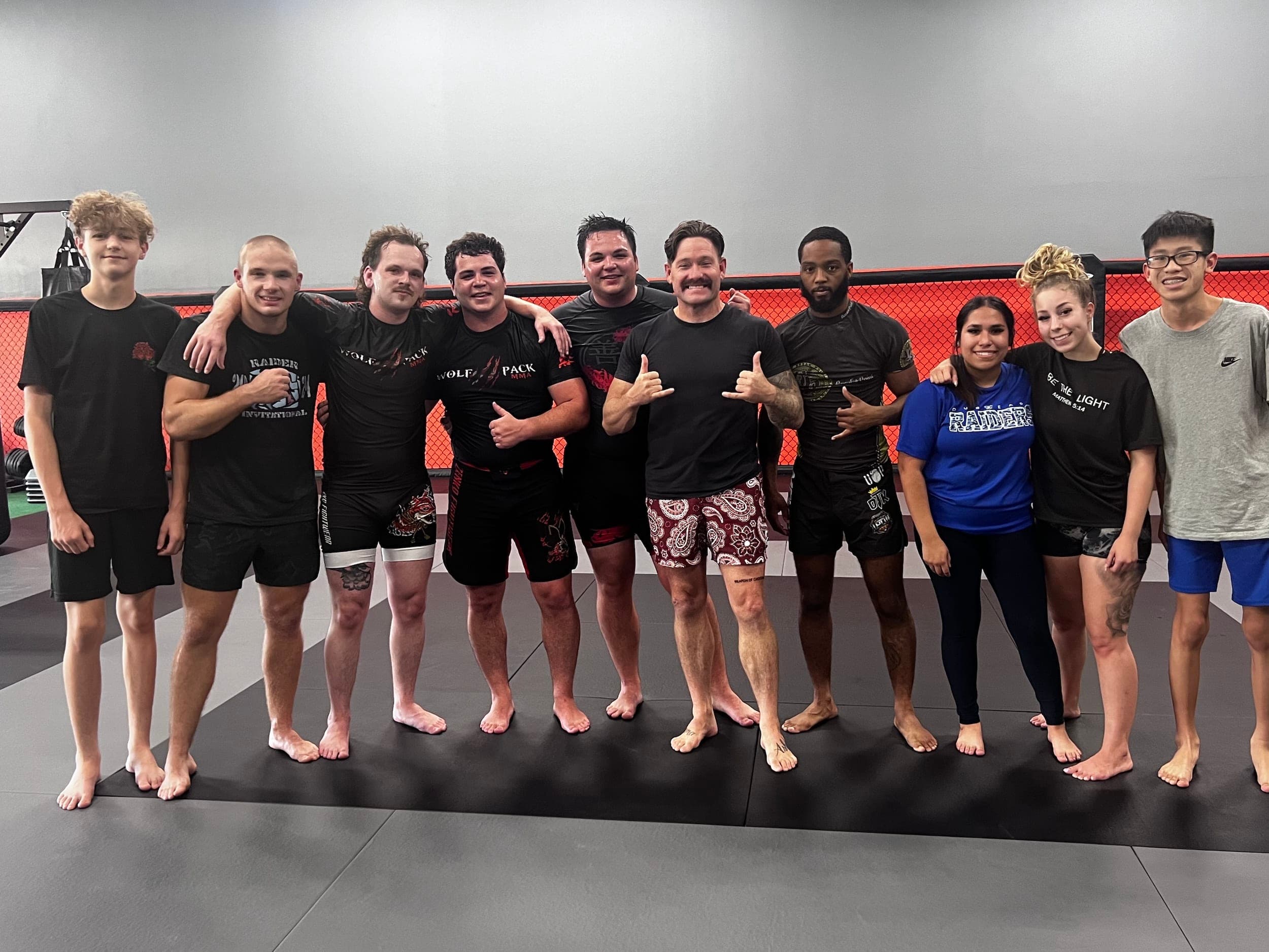 Exterior or interior of Wolfpack MMA Wylie